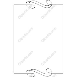 Elegant Swirl Decorated Frame