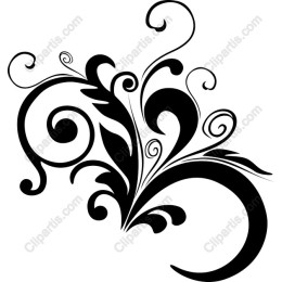 Elegant Floral Swirl