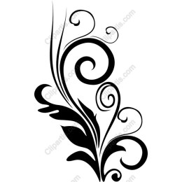 Elegant Floral - Intricate Swirls and Curves