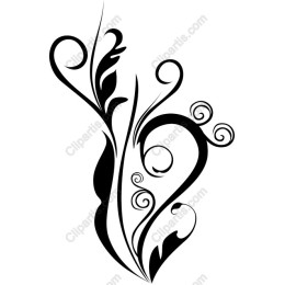 Elegant Floral Swirl
