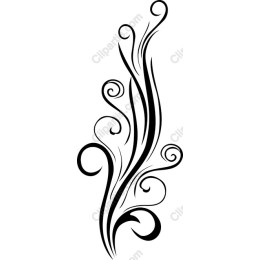 Elegant Swirling Vine
