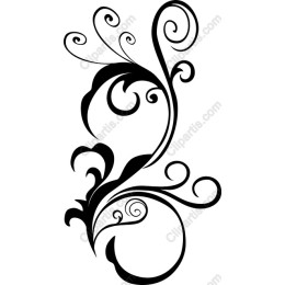 Elegant Floral Swirl