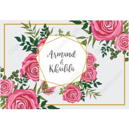 Romantic Pink Roses - Armand & Khailila
