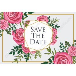 Elegant Floral Save the Date