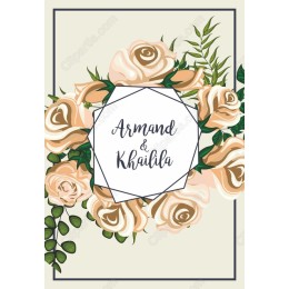 Peach Rose Floral - Customizable Wedding