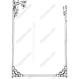 Elegant Floral Frame