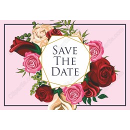 Elegant Floral Save The Date