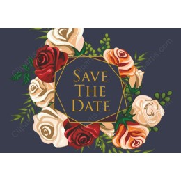 Elegant Floral Save the Date