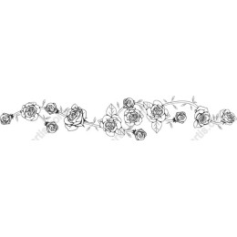 Elegant Black and White Floral