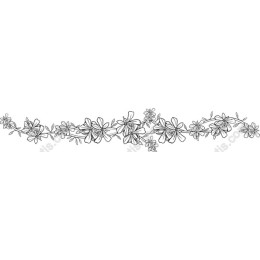 Elegant Flower Border