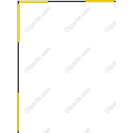 Geometric Border in Yellow and Black
