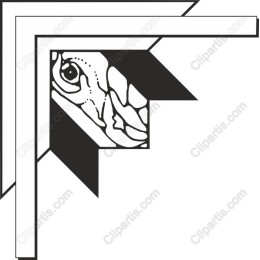 Geometric Frog Corner