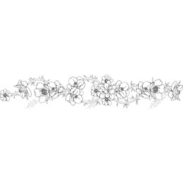 Elegant Floral Border