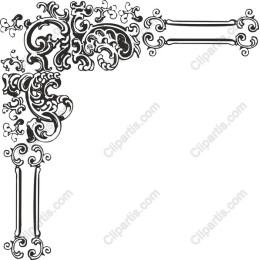 Elegant Ornamental Corner Flourish