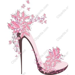Floral Elegance High Heel