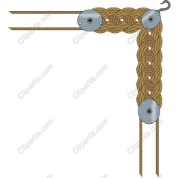 Braided Rope Corner with Pulleys