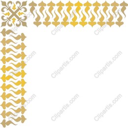 Elegant Gold Decorative Border