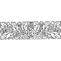 Intricate Oak Leaves and Acorns