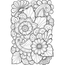 Intricate Floral Coloring