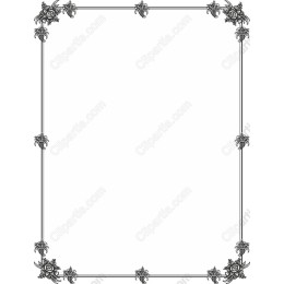 Vintage Floral Frame
