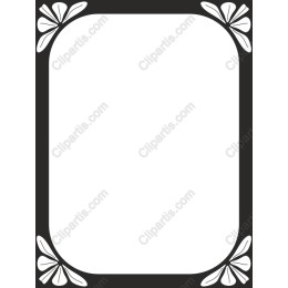 Floral Corner Frame