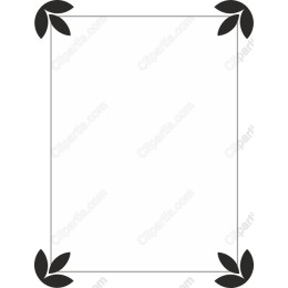 Elegant Leaf Border