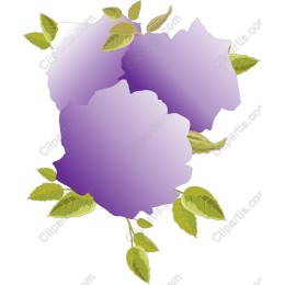 Purple Floral work