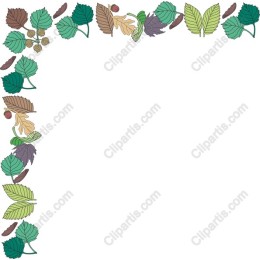 Decorative Leaf Border