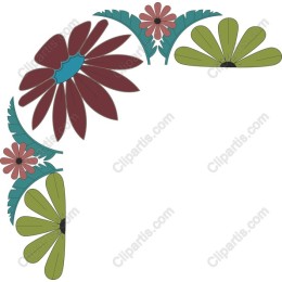 Vibrant Floral Frame