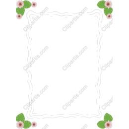 Floral Border with Water Lilies