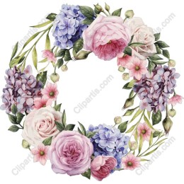 Enchanting Floral Wreath