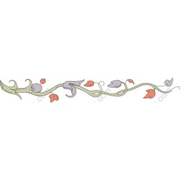 Whimsical Floral Vine