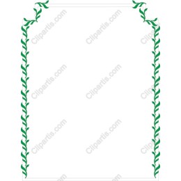 Elegant Green Vine Frame