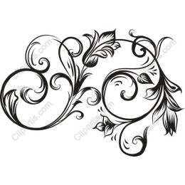 Floral Swirl Elegance