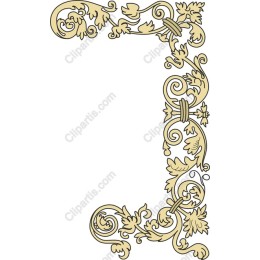 Elegant Ornate Floral Border