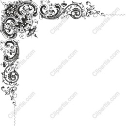 Black Ornamental Corner
