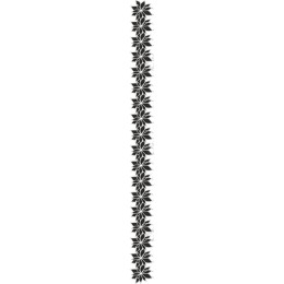 Black Floral Border