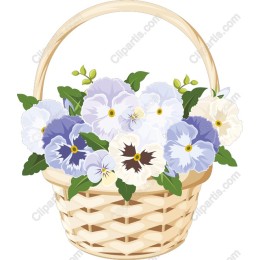 Woven Pansy Basket