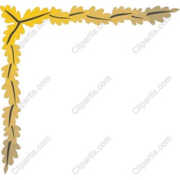 Golden Oak Leaf Corner