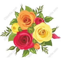Vibrant Roses Bouquet