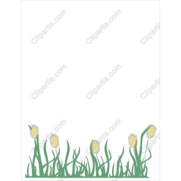 Charming Grass and Flower