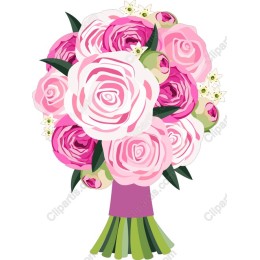 Elegant Pink Rose Bouquet