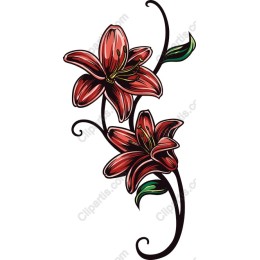 Vibrant Red Lilies