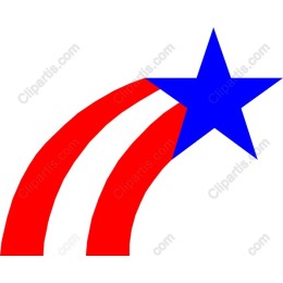 Patriotic Star and Stripes