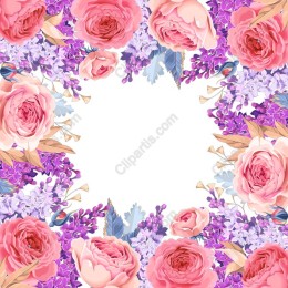 Elegant Floral Border