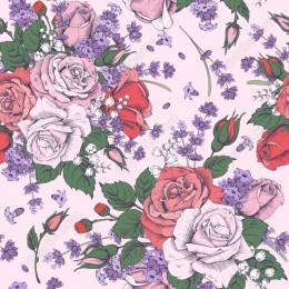 Elegant Floral - Roses and Wildflowers