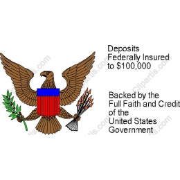 Eagle Emblem for Federal Deposit Insurance