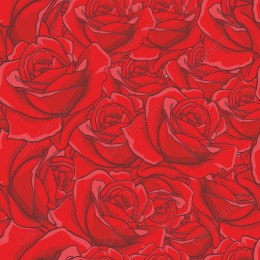 Timeless Red Rose Pattern