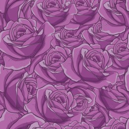 Vibrant Purple Rose Pattern