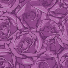 Purple Roses Floral